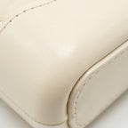CHANEL SMALL CHEVRON GABRIELLE HOBO BAG CALFSKIN WHITE MULTICOLOUR HARDWARE