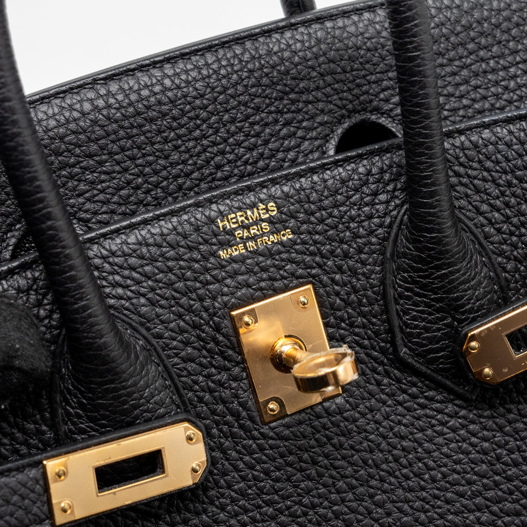 Hermes Birkin 25 Togo Black RGHW