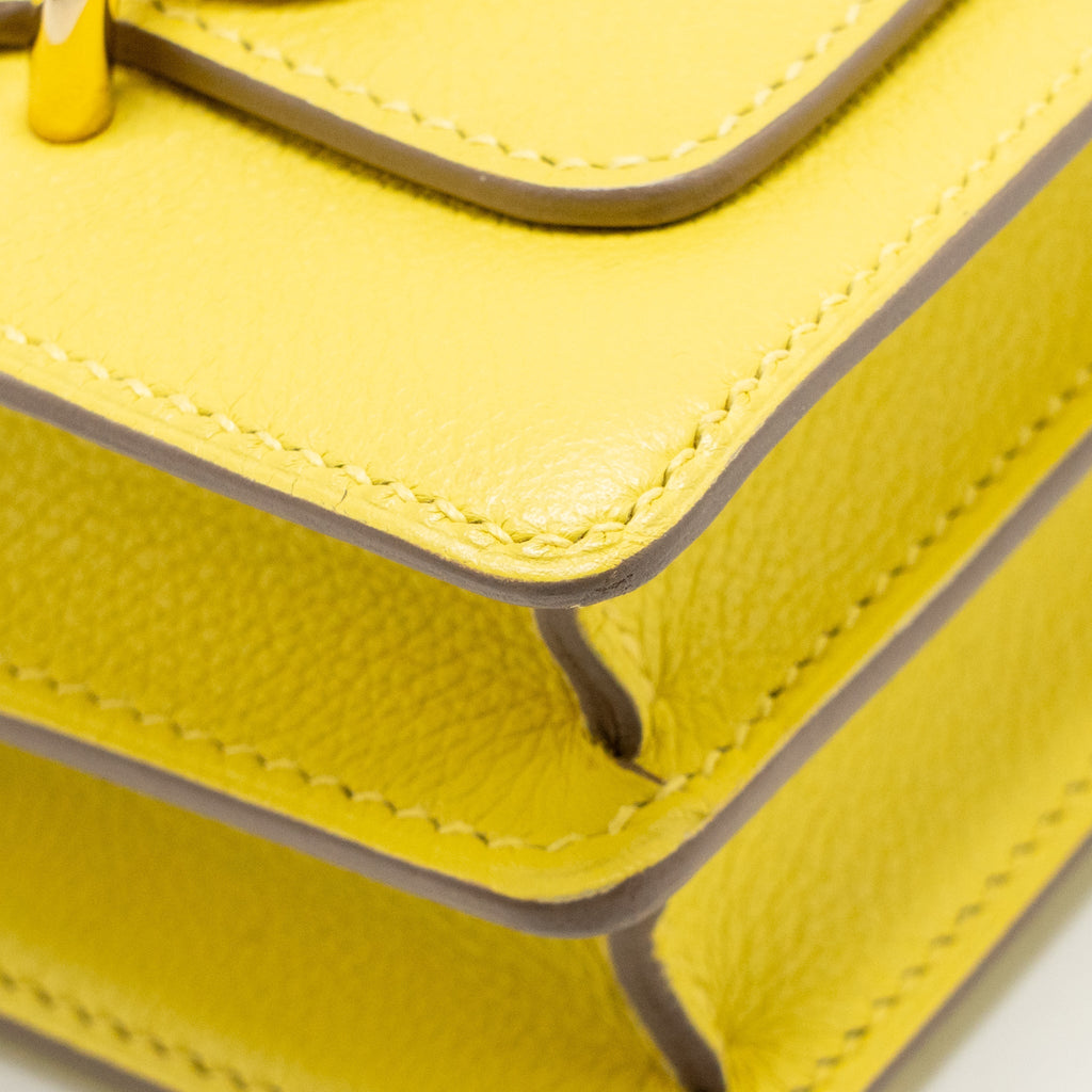 Hermes mini roulis evercolor lime GHW