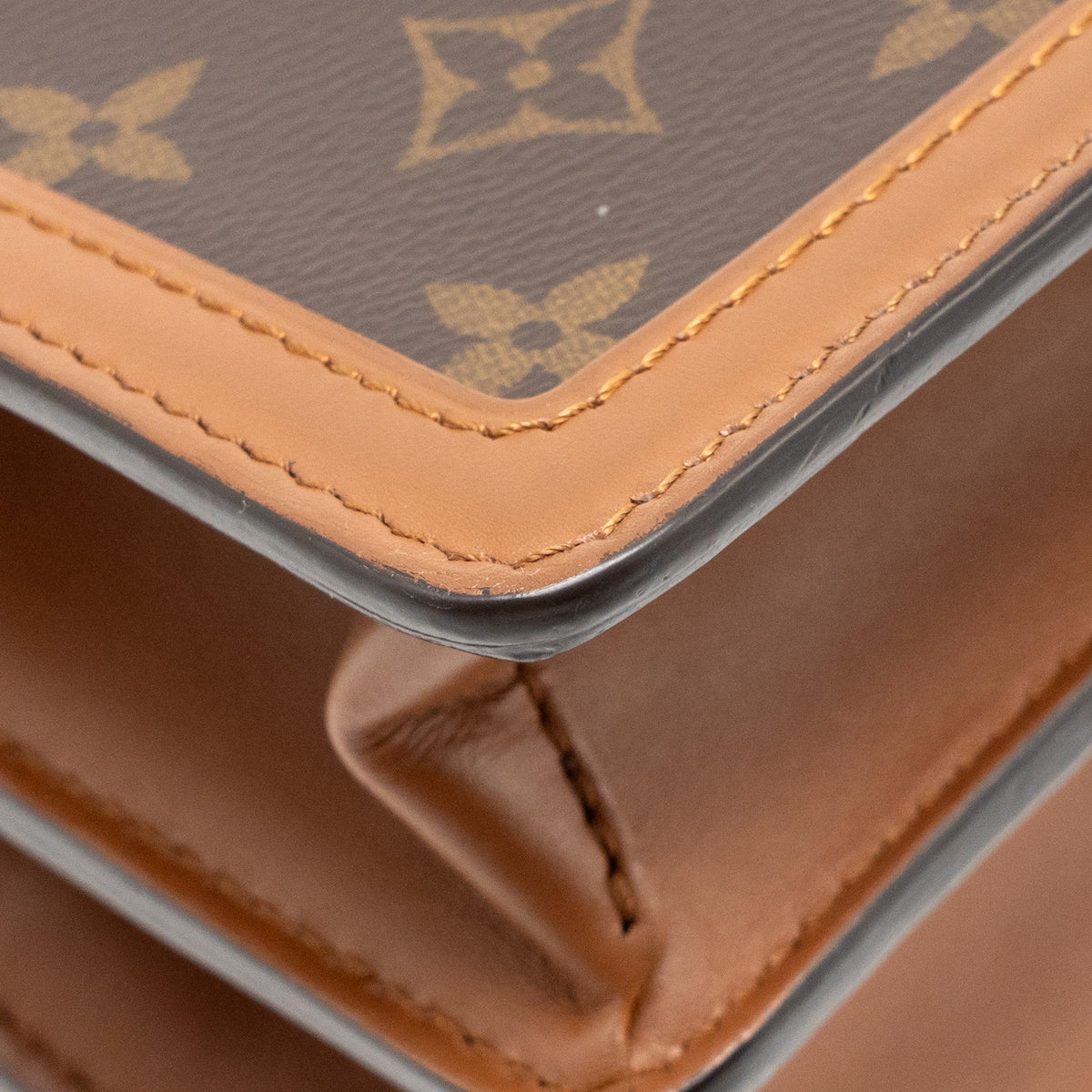 LOUIS VUITTON DAUPHINE MM MONOGRAM / MONOGRAM REVERSE CANVAS GHW