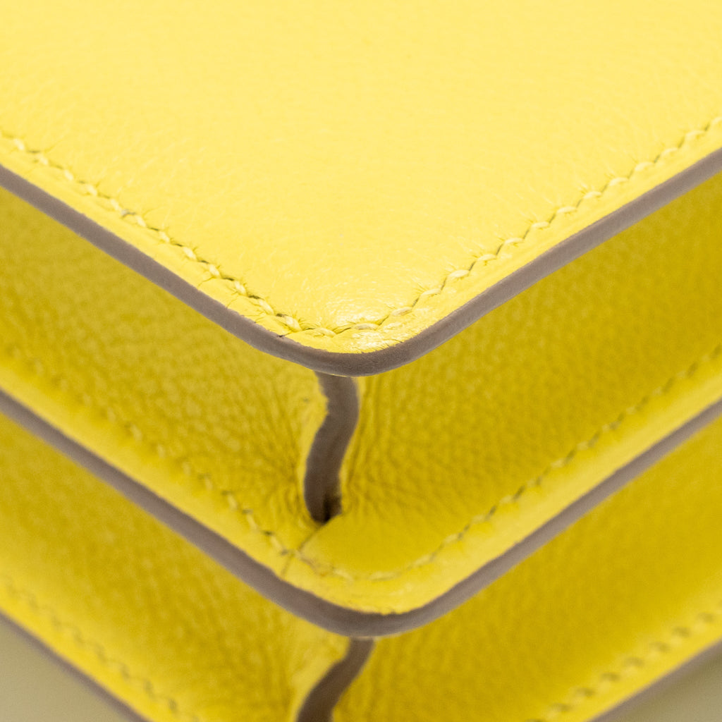Hermes mini roulis evercolor lime GHW