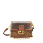 LOUIS VUITTON DAUPHINE FLAP BAG REVERSE MONOGRAM