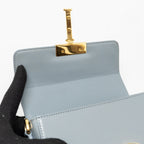 Dior 30 Montaigne Box Calfskin Blue GHW