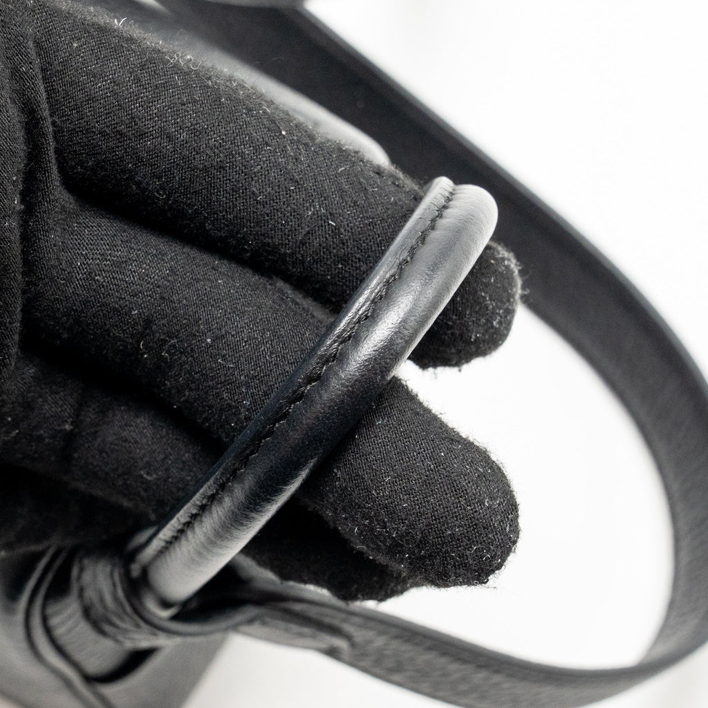 Hermes mini lindy clemence black SHW