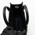 DIOR DIORAMOUR MINI DIOR BOOK TOTE MACROCANNAGE CALFKSIN BLACK LGHW