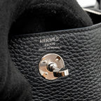 HERMES MINI LINDY CLEMENCE BLACK SHW