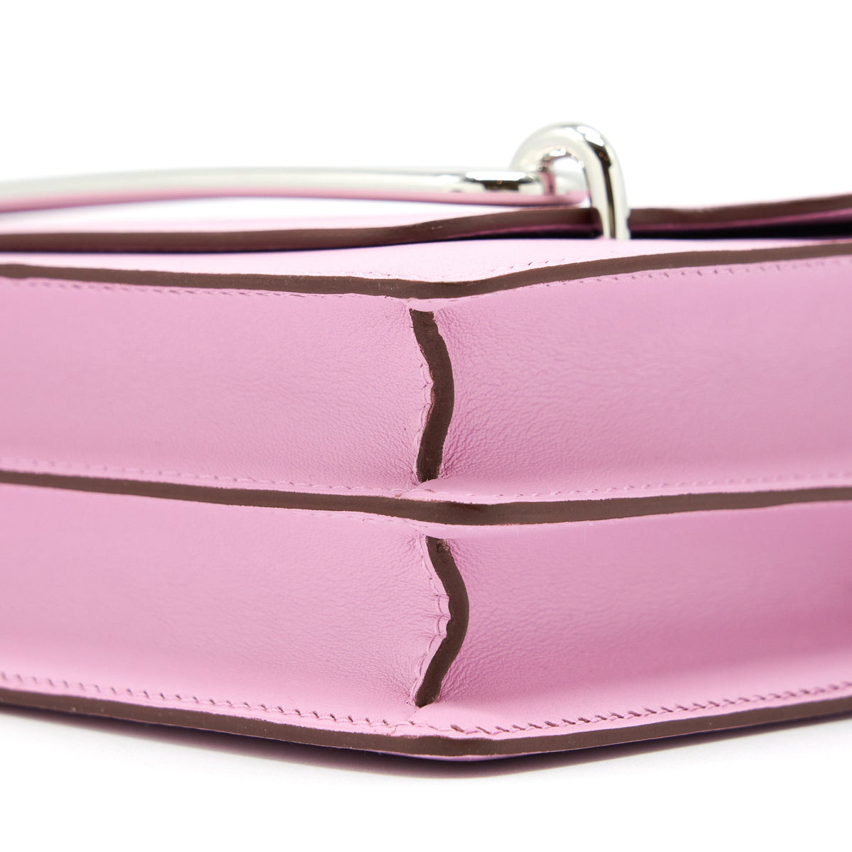 Hermes Mini Roulis Swift Mauve Sylvestre SHW