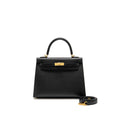 Hermes kelly 25 epsom black GHW