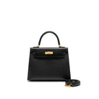 Hermes kelly 25 epsom black GHW