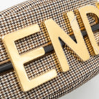 FENDI SMALL FENDIGRAPHY BAG FABRIC/ LEATHER BEIGE/ MULTICOLOUR GHW