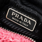 PRADA RE-EDITION 2000 TERRY MINI BAG PINK SHW