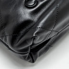 CHANEL MINI 22 BAG CALFSKIN SO BLACK (MICROCHIP)
