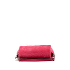 Fendi baguette bag shearling Nappa lambskin Pink SHW