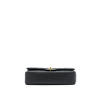 CHANEL MEDIUM CLASSIC FLAP BAG CAVIAR BLACK GHW