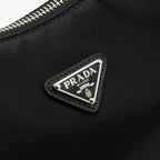 PRADA RE-EDITION 2005 RE-NYLON AND SAFFIANO MINI BAG BLACK SHW