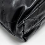 CHANEL MINI 22 BAG CALFSKIN SO BLACK (MICROCHIP)