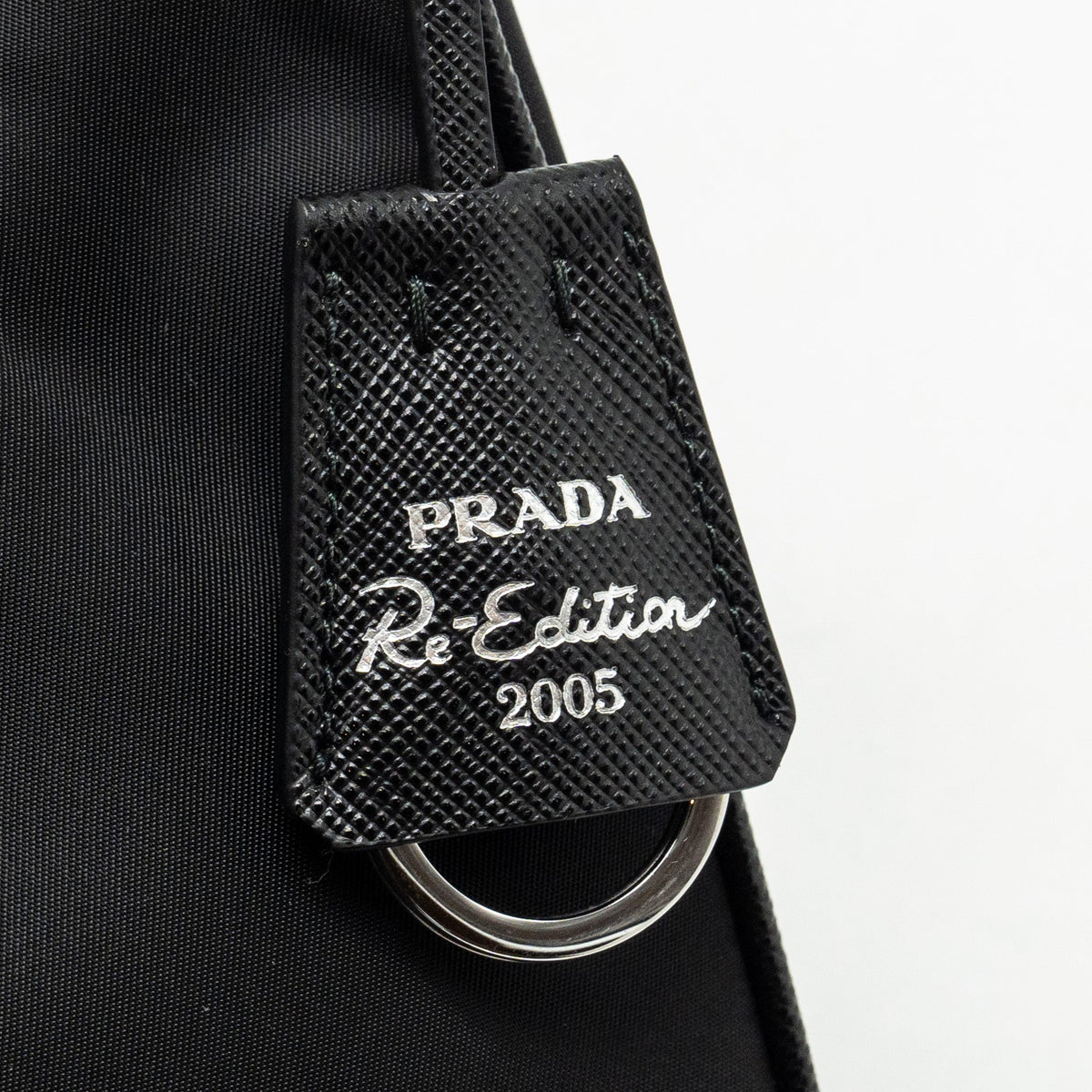 PRADA RE-EDITION 2005 RE-NYLON AND SAFFIANO MINI BAG BLACK SHW