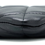CHANEL O CASE POUCH LAMBSKIN BLACK LGHW