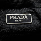 PRADA RE-EDITION 2005 RE-NYLON AND SAFFIANO MINI BAG BLACK SHW