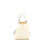 HERMES PICOTIN 18 LOCK BAG CLEMENCE NATA/JAUNE POUSSIN SHW