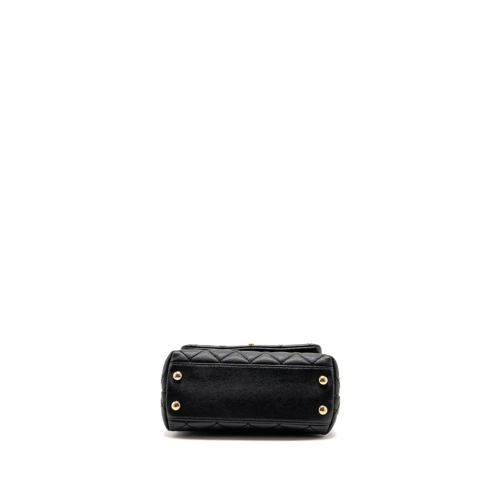 Chanel Mini Coco Handle Caviar Black GHW