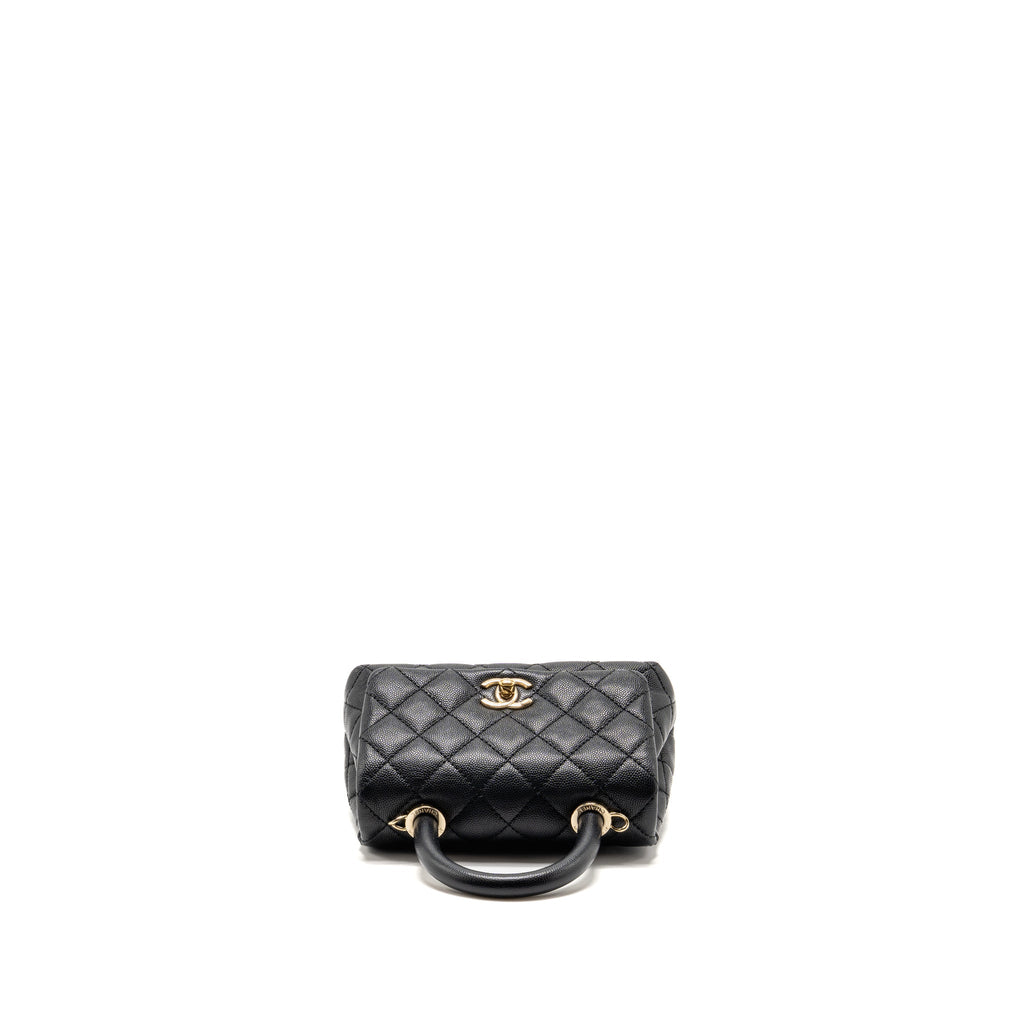 Chanel Mini Coco Handle Caviar Black GHW