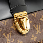 Louis Vuitton One-Handle Flap Bag MM Monogram Canvas/Leather Black GHW