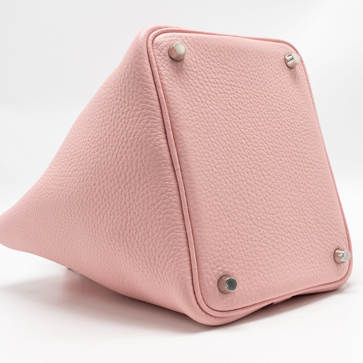Hermes picotin 18 lock bag clemence rose sakura SHW
