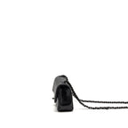 Chanel Mini Rectangular Flap Bag Lambskin SO Black (Microchip)