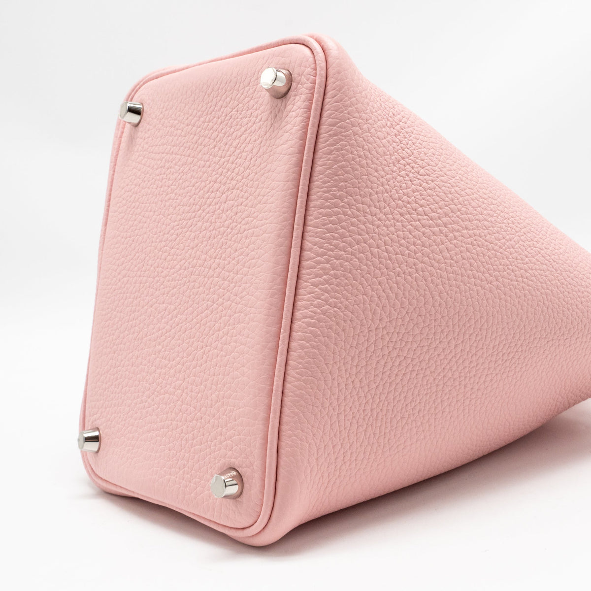 Hermes picotin 18 lock bag clemence rose sakura SHW