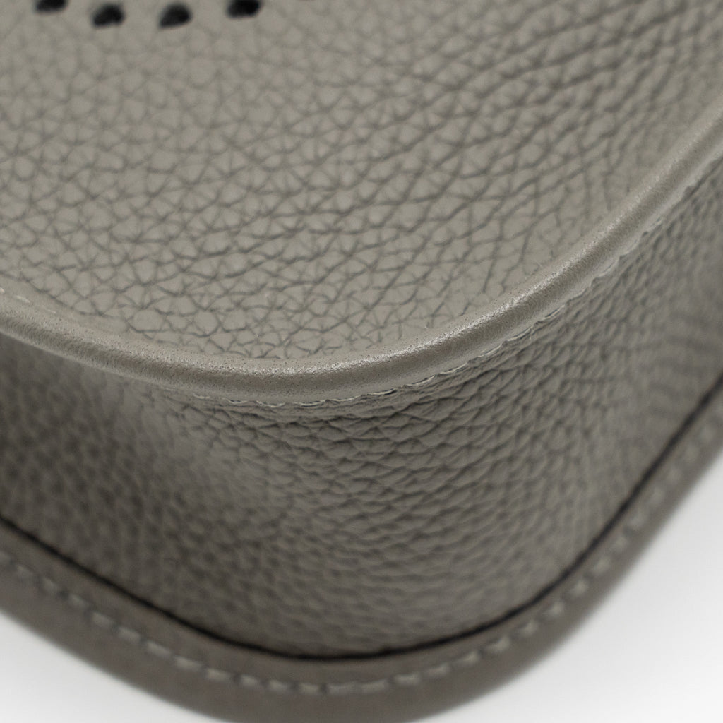 Hermes Mini Evelyne Clemence Gris Meyer GHW