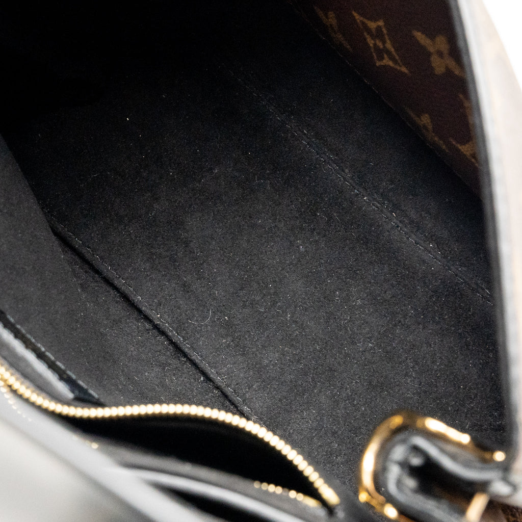 Louis Vuitton One-Handle Flap Bag MM Monogram Canvas/Leather Black GHW