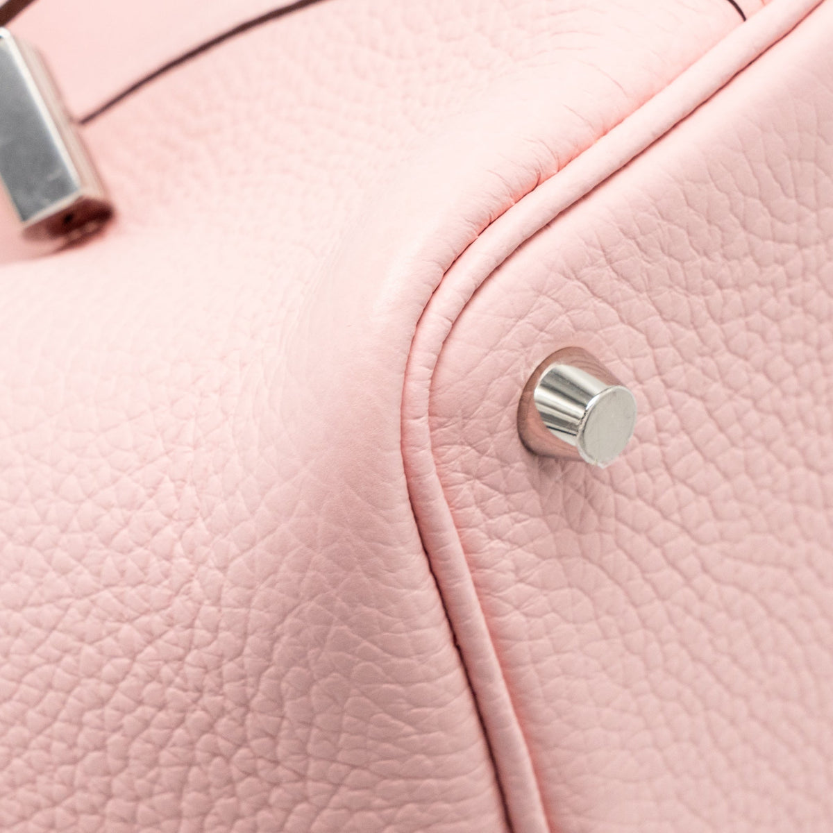 Hermes picotin 18 lock bag clemence rose sakura SHW