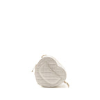 Chanel heart bag lambskin white LGHW (microchip)