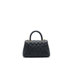 CHANEL CAVIAR QUILTED MINI COCO HANDLE FLAP BAG
