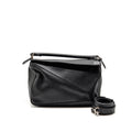 Loewe Medium Puzzle Bag Calfskin Black SHW