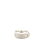Chanel heart bag lambskin white LGHW (microchip)