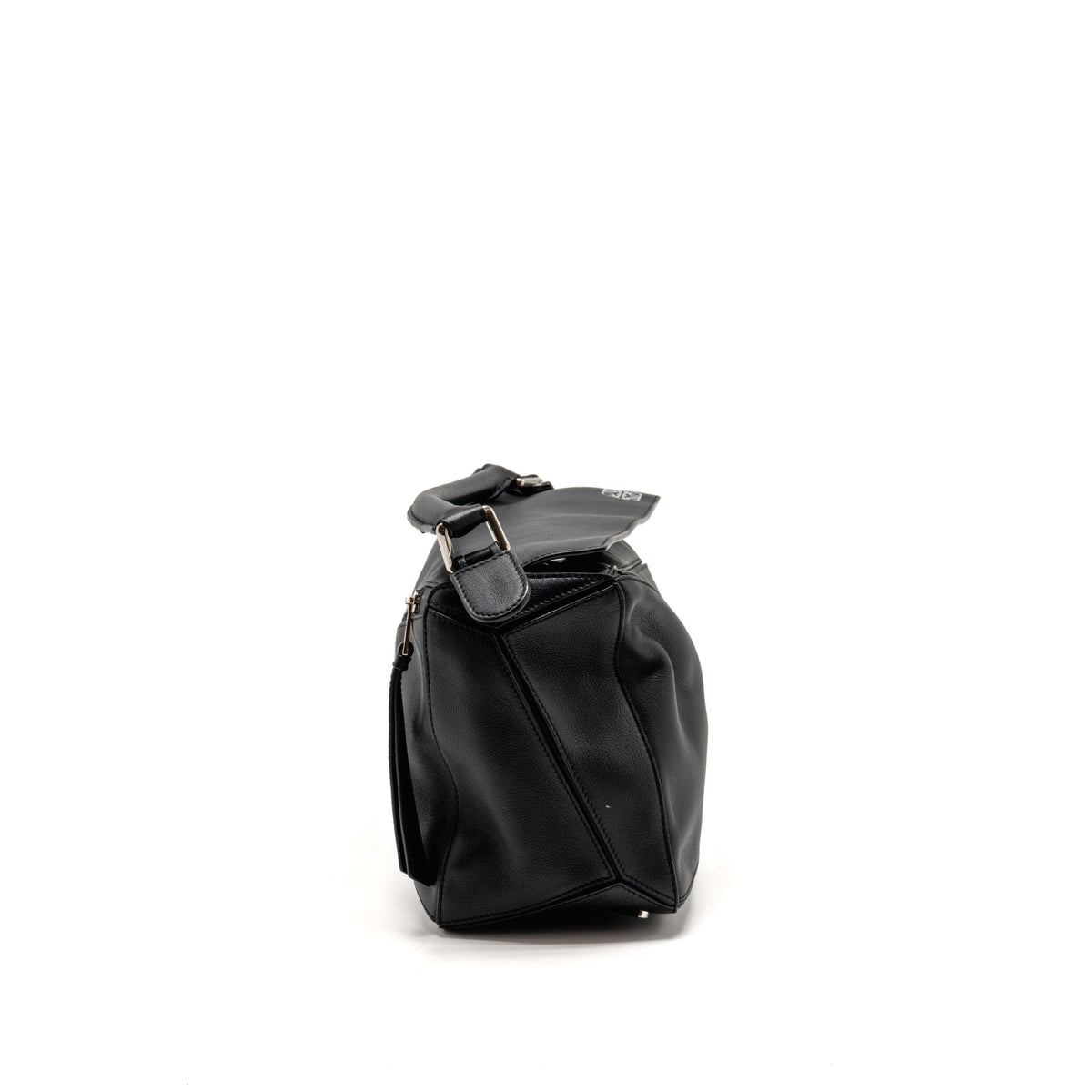 Loewe Medium Puzzle Bag Calfskin Black SHW