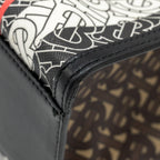 BURBERRY TB MONOGRAM STRIPE TOTE BAG CANVAS/LEATHER MULTICOLOUR GHW