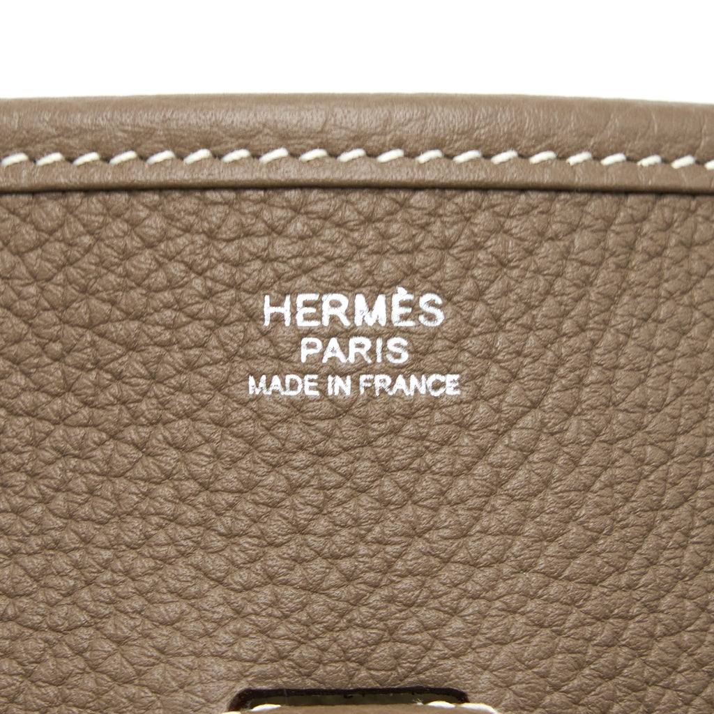 Hermes Evelyne 29 Clemence Etoupe SHW