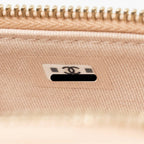 Chanel Classic Mini Vanity Bag Charm Grained Shiny Calfskin Light Pink LGHW (Microchip)