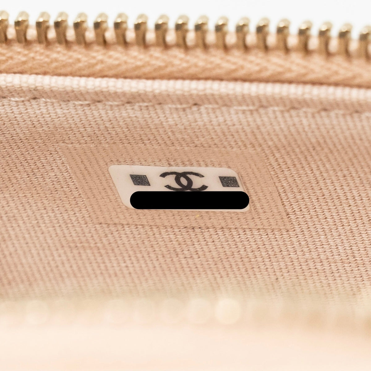 Chanel Classic Mini Vanity Bag Charm Grained Shiny Calfskin Light Pink LGHW (Microchip)