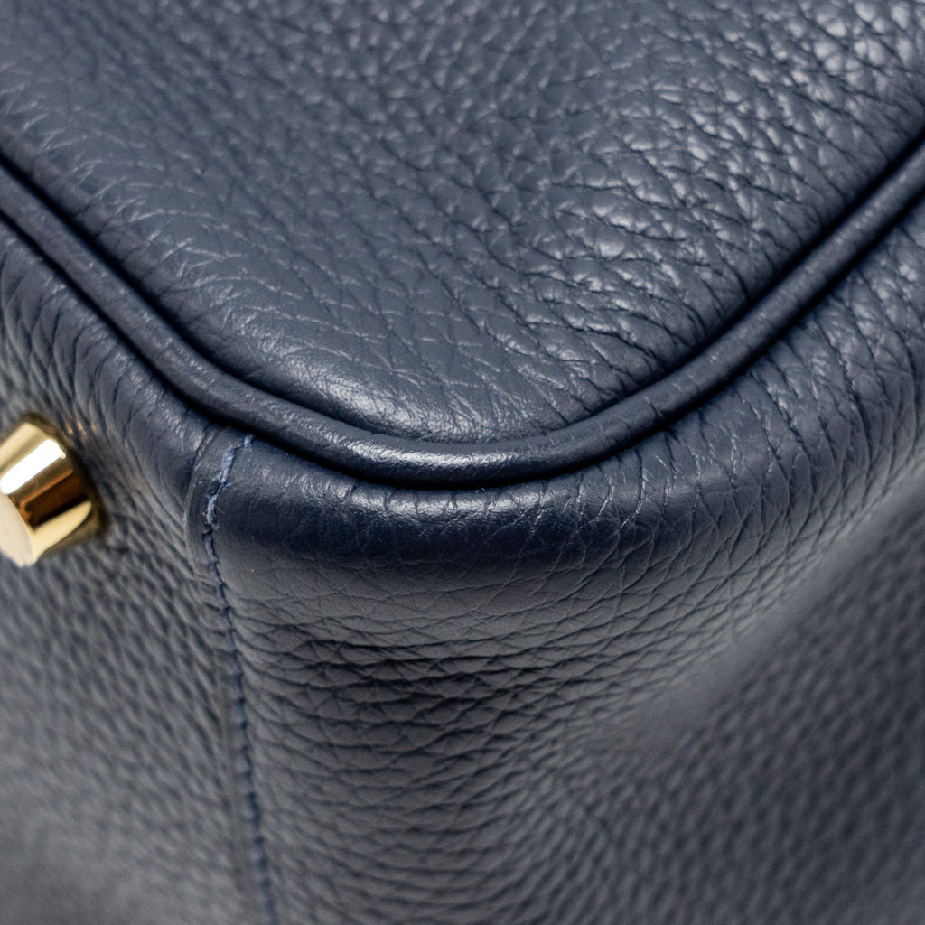 Hermes Lindy 26 Clemence Blue Nuit GHW