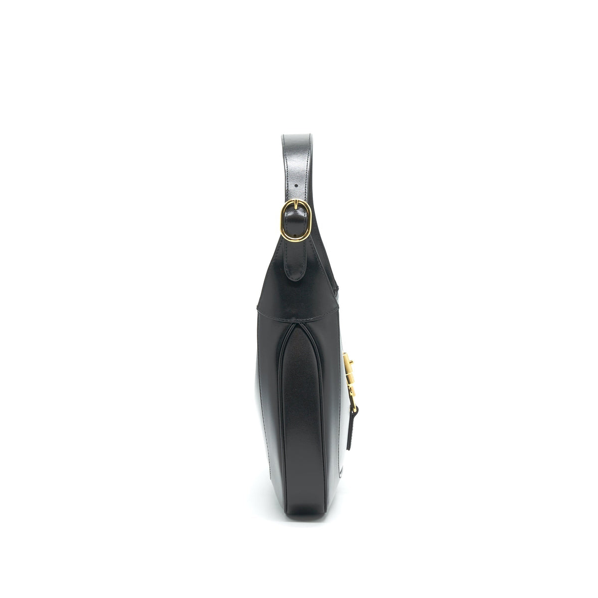 GUCCI JACKIE 1961 IN BLACK LEATHER IN GHW