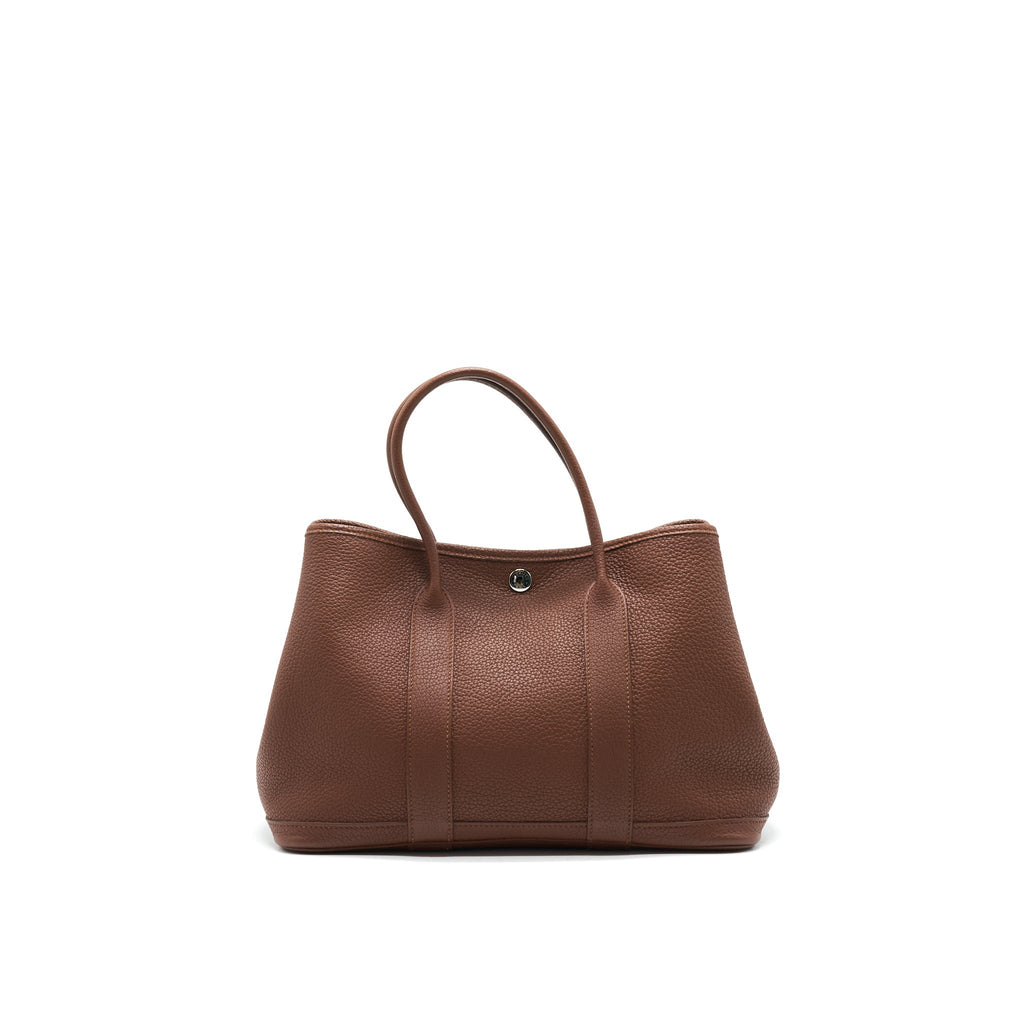 HERMES GARDEN PARTY 30 GOLD WITH SHW