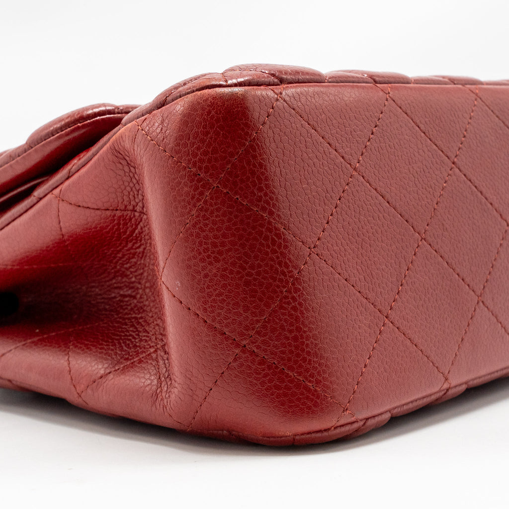 Chanel Jumbo Classic Double Flap Bag Caviar RED SHW