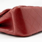 Chanel Jumbo Classic Double Flap Bag Caviar RED SHW