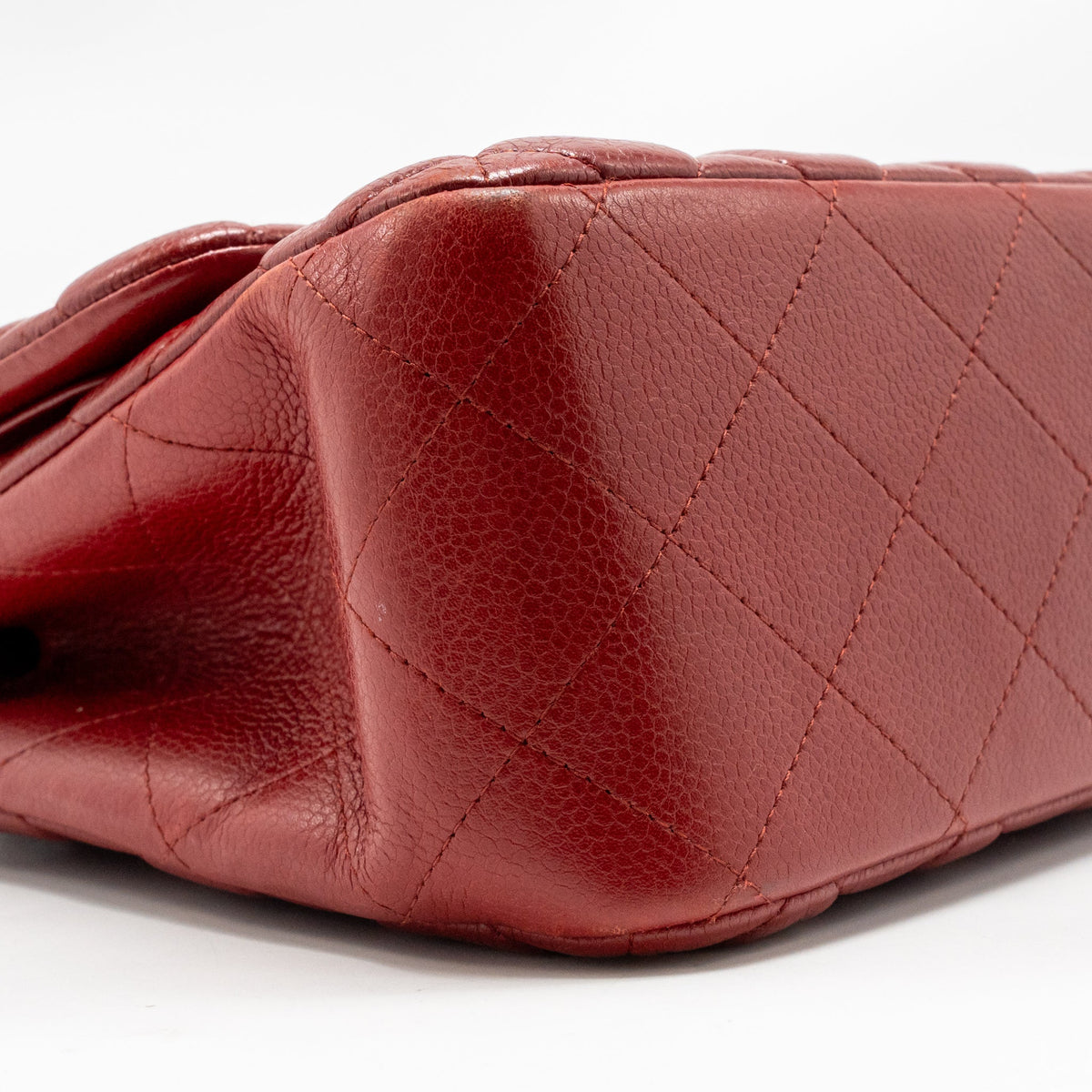 Chanel Jumbo Classic Double Flap Bag Caviar RED SHW