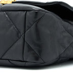 CHANEL MEDIUM 19 BAG GOATSKIN BLACK MULTICOLOUR HARDWARE