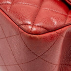 Chanel Jumbo Classic Double Flap Bag Caviar RED SHW